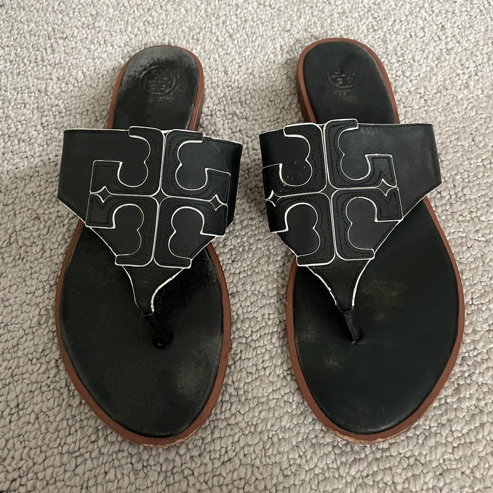 Black Tory Burch Sandals Size 9